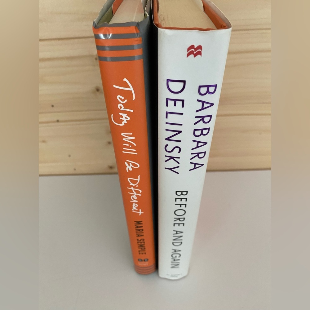 2 NOVEL Book Bundle by Authors Barbara Delinsky & Maria Semple Hardcover Fiction - Picture 8 of 8